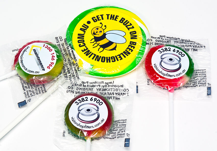 Lollipop stickers