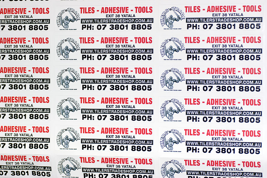 Tilers Trade Shop bumper sticker