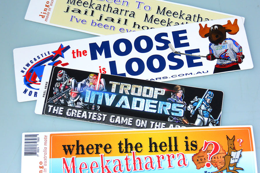 Various-outdoor-Bumper-Sticker-labels