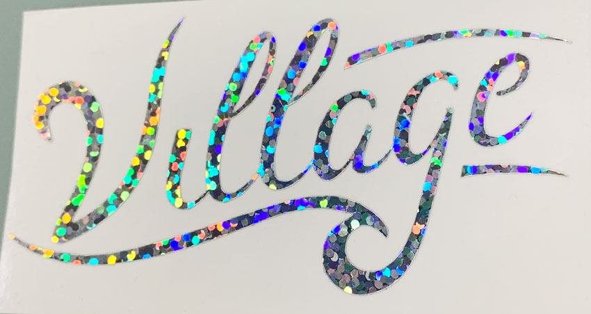 Vinyl Cut Lettering Village